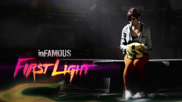 O jogo inFAMOUS: First Light está disponível para PS4